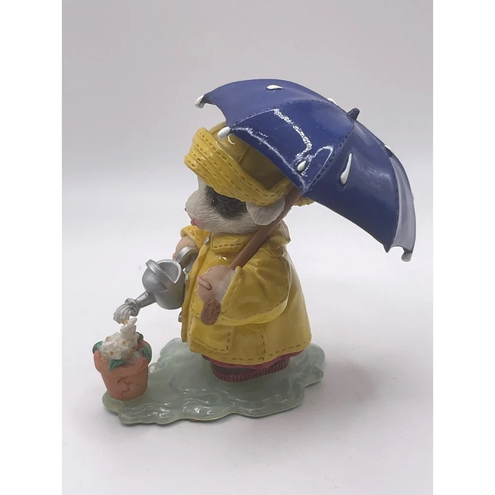 Marys Moo Moos Grow A Little Sunshine Cow Figurine Raincoat Umbrella 1997 296864